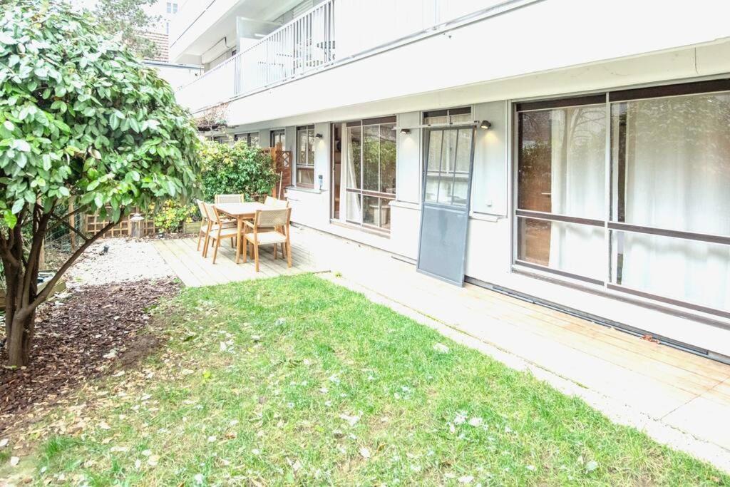 Appart With Garden - 15 Min From Eiffel Tower Булонь-Бийанкур Экстерьер фото